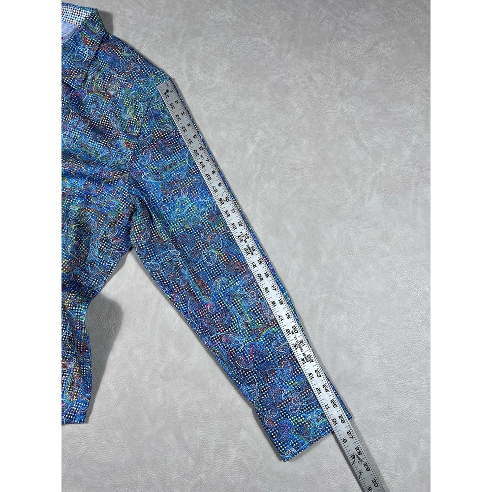Robert Graham Shirt Size XXL Gustave Multicolored Paisley Flip Cuff Button Down - Picture 10 of 10